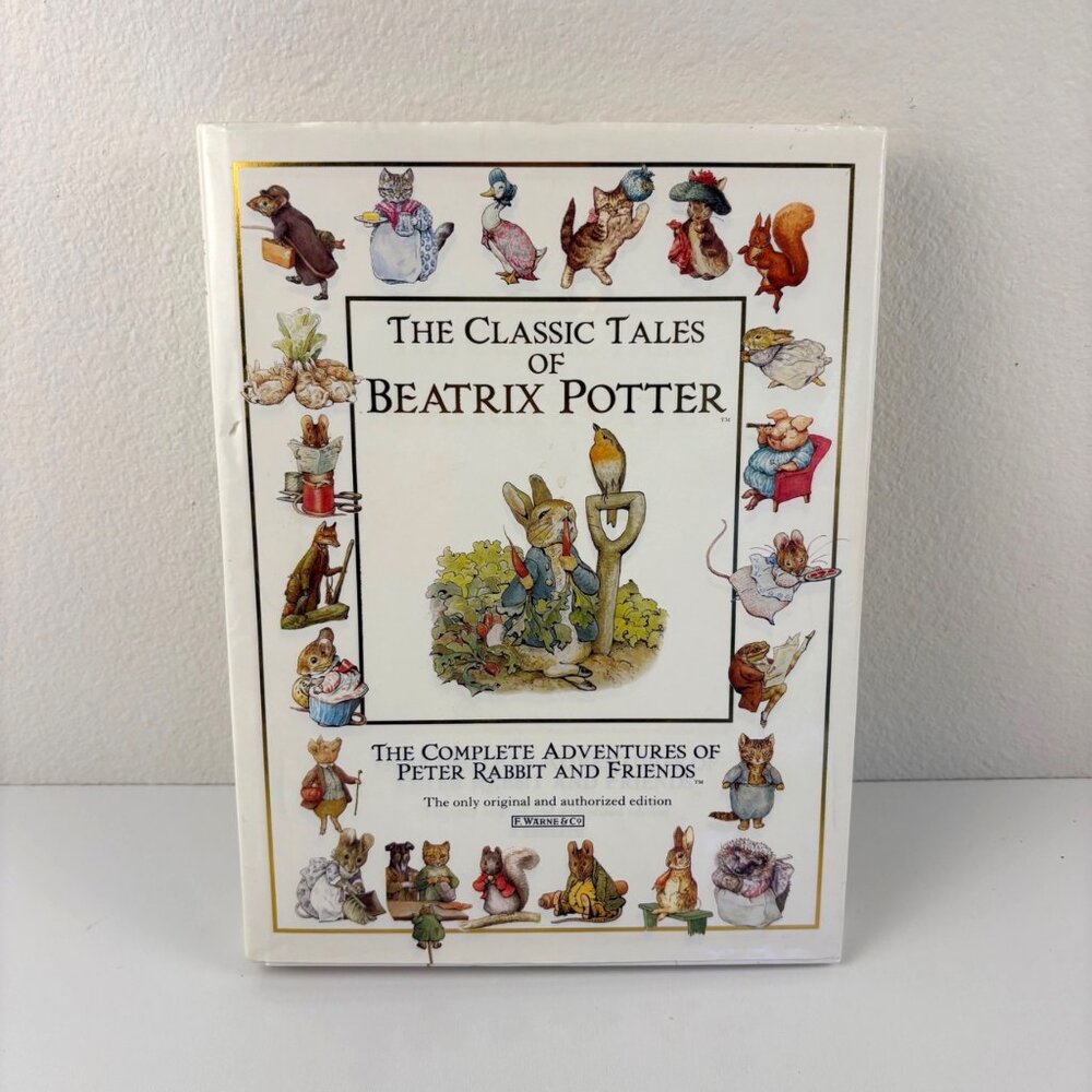Vintage The Classic Tales Of Beatrix Potter 23‎ Stories Book HCDJ Good 1994